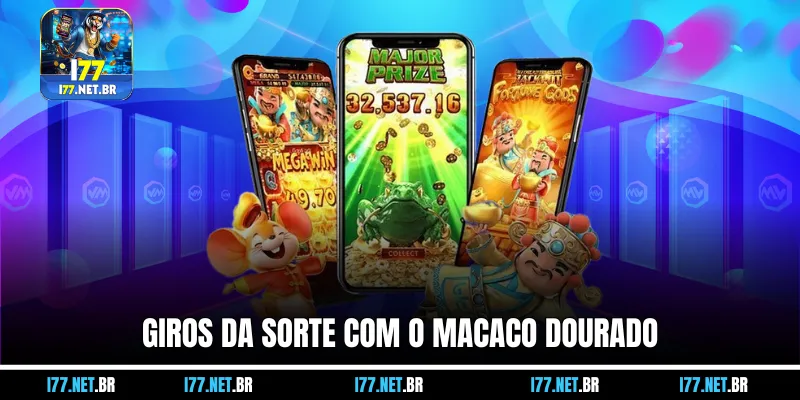 Giros da Sorte com o Macaco Dourado