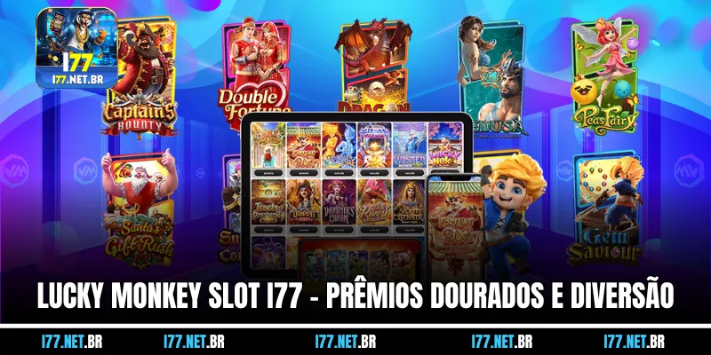 Lucky Monkey Slot I77 – Prêmios Dourados e Diversão