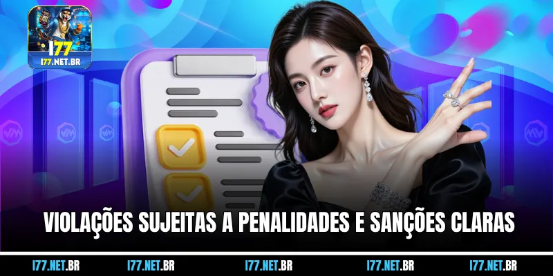  Violações Sujeitas a Penalidades e Sanções Claras